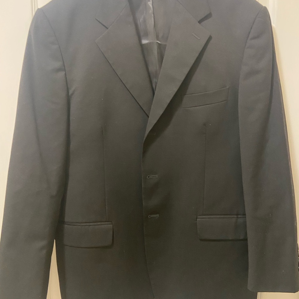 Vintage Valentino Studio Men’s Black Suit Jacket Sz 42R READ DESCRIPTION